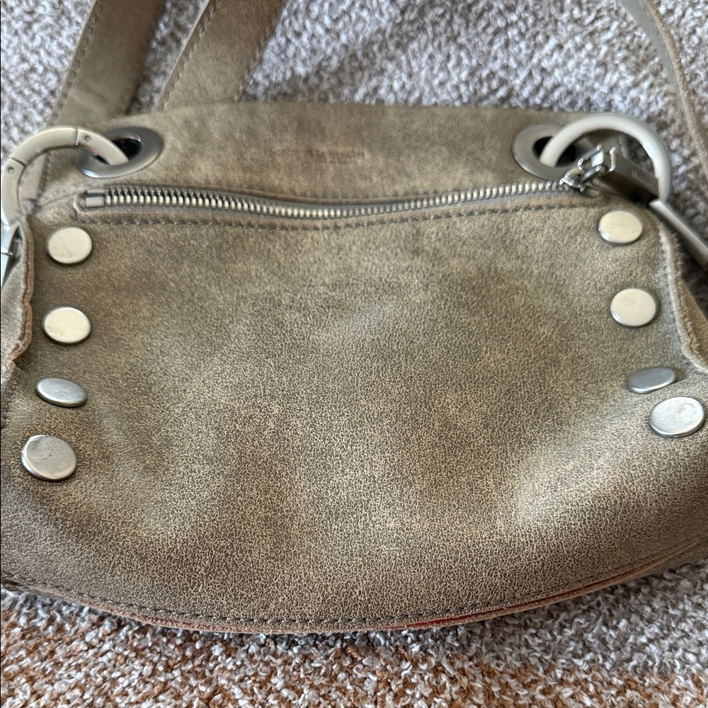 Hammitt Tan Tony Crossbody Bag with Silver Accents - Picture 9 of 11